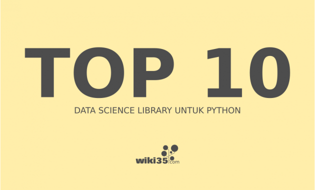 Data science library untuk python