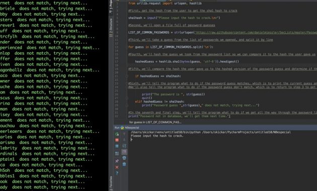 Bruteforce MD5 dengan python