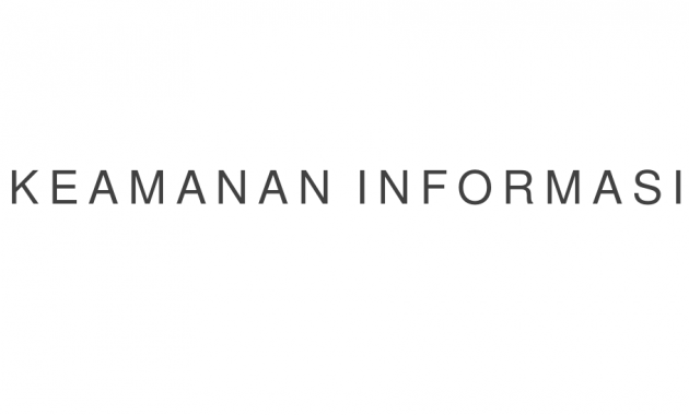 Kemanan Informasi - Budi Rahardjo